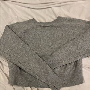 Grey cropped crewneck size xs